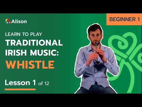 Learn Traditional Irish Tin Whistle | Beginner 1 | Lesson 1 | Free Online Course