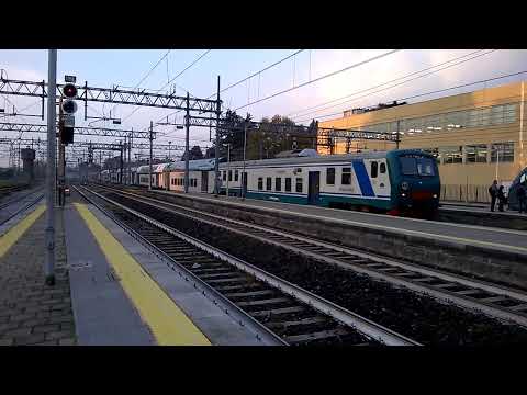 E464 333 Trenord+5 2 piani+pilota piano ribassato - Monza 21/10/2015