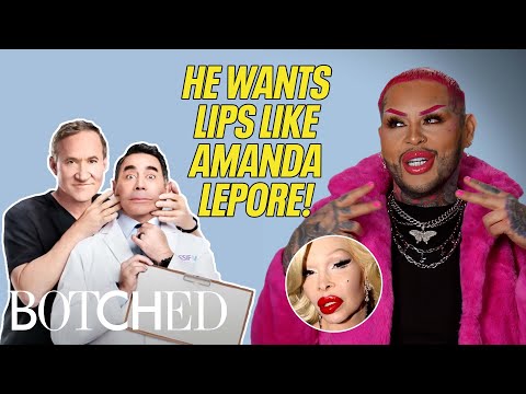Skittles Wants to Taste the Rainbow with Amanda Lepore Style Lips! | Rejected By Botched | E!