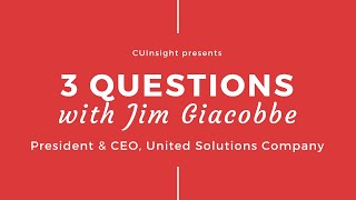 3 questions with United Solutions Company’s Jim Giacobbe