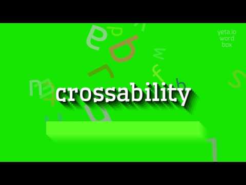 How to say "crossability"! (High Quality Voices)