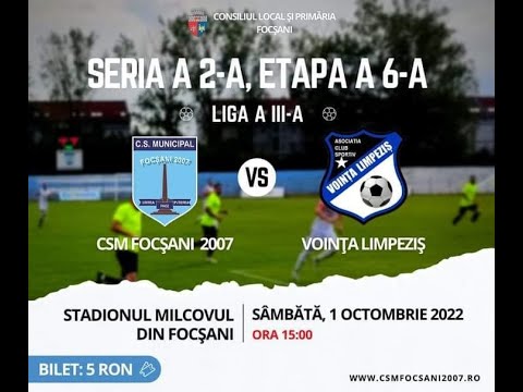 Fotbal L 3@ SDV TV CSM 07 Focsani - Vointa Limpezis