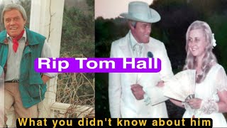 Legendary songwriter Tom T. Hall dies at 85||Tom Hall's last moments||Tom Hall's biography #ripTom