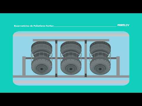 TANQUE PE AZUL FORTLEV 500L H0,66