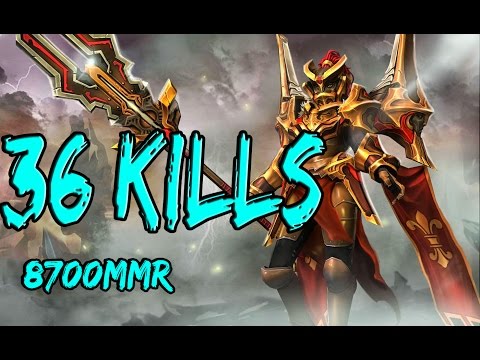 Insane 36 kills by Legion Commander Must See