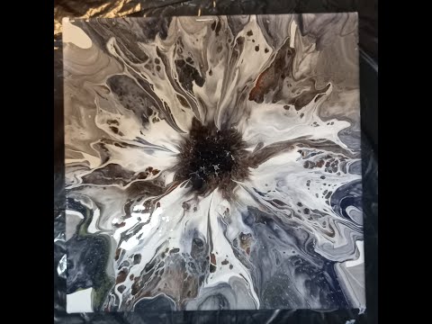 #179 TRANSFER SWIPE BACKGROUND FOR A BEAUTIFUL BLOOM | BEFORE BEDTIME POUR ~ ART THERAPY