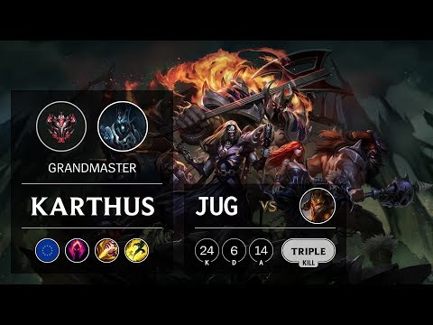 Karthus Jungle vs Jarvan IV - EUW Grandmaster Patch 10.1