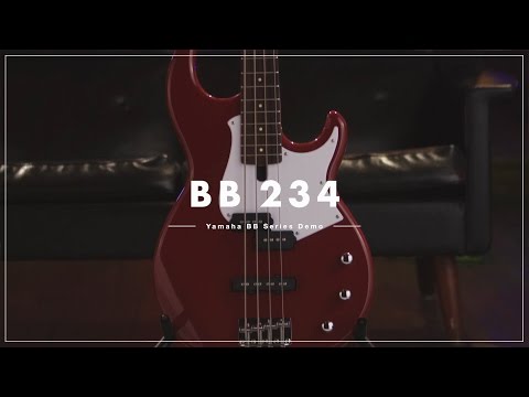 Yamaha BB234 4-String Electric Bass Guitar (Raspberry Red)