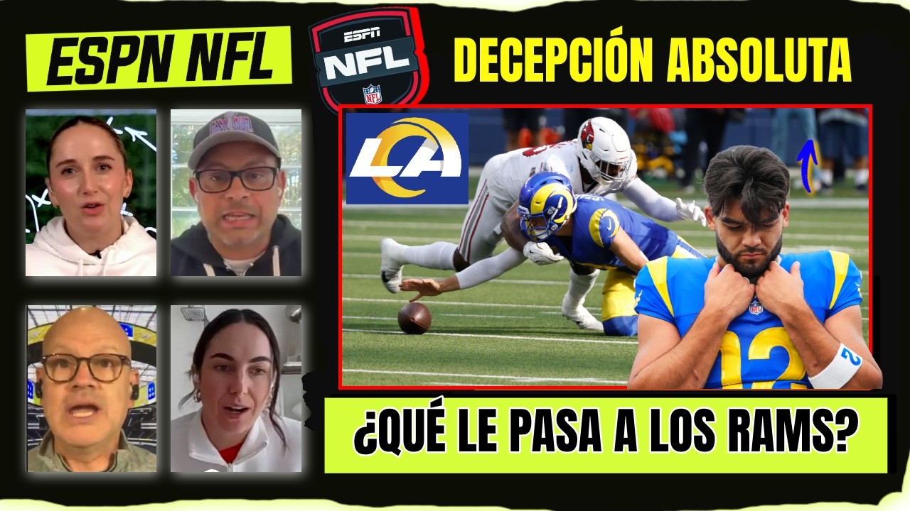 Los RAMS van en CAÍDA LIBRE, están con récord de 2-4 y la HISTORIA va en contra de ellos | ESPN NFL