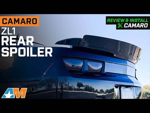 2010-2013 Camaro ZL1 Style Rear Spoiler with Wickerbill Insert Review & Install