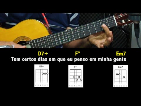 Iniciantes no violão - Como tocar Gente Humilde - Dedilhado simplificado