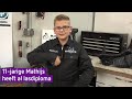 11-jarige Mathijs heeft al een lasdiploma (en een YouTube-kanaal)