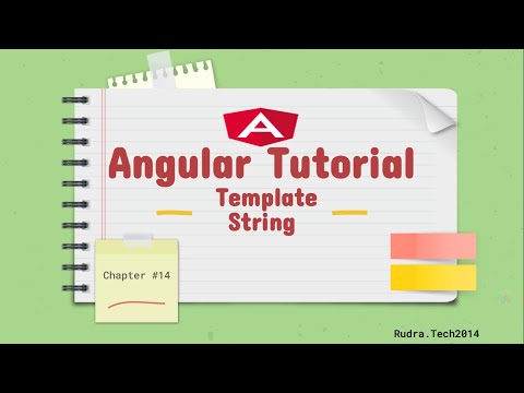 Chapter 14 Template String Typescript Angular Tutorial