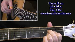 John Prine Day Is Done | Guitar Play Thru
