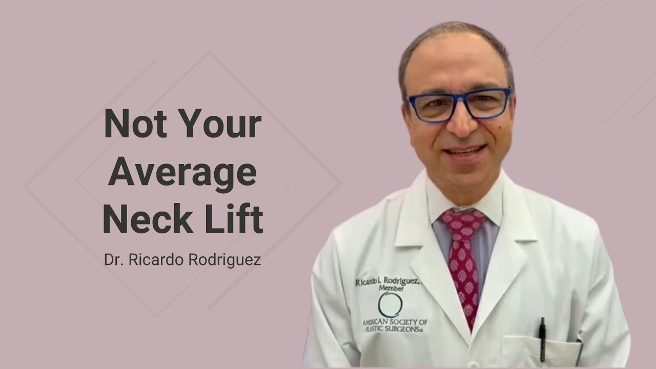 Watch Dr. Rodriguez explain his neck lift technique