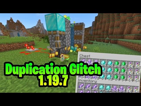 ALL MINECRAFT DUPLICATION GLITCHES 1.19.7 (PS4,PS5,XBOX,PC)