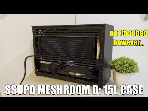SSUPD Meshroom D | A 15L SFF ITX Build | Thermal benchmarks