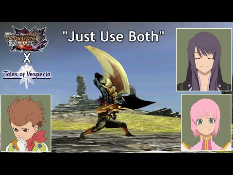 "Just Use Both" Vesperia Skit, but it's about Monster Hunter