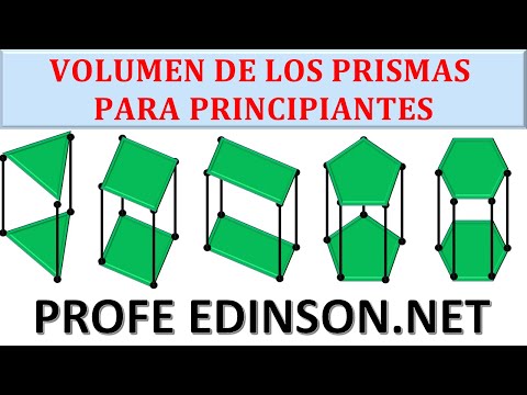 VOLUMEN DE LOS PRISMAS SUPER FÁCIL Y BIEN EXPLICADO