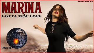 Marina - Gotta new love. Dance music. Eurodance 90. Songs hits [techno, europop, disco, eurobeat].