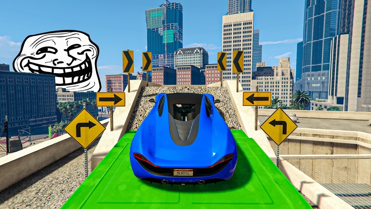 CARRERA TROLL PERO LAS FLECHAS NO DICEN LA VERDAD!! - GTA 5 ONLINE