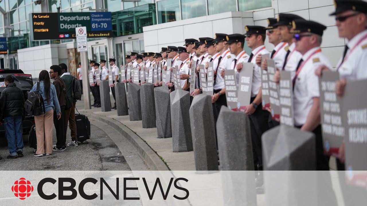 Air Canada pilots stage demonstrations at major Canadian airports