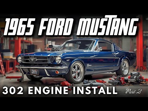 My 65 Mustang Gets A New Engine! 5.0 ROLLER ENGINE!