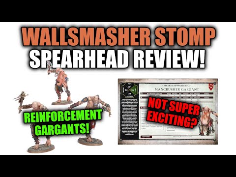Sons Of Behemat Wallsmasher Stomp Spearhead Review! │ Warhammer Age Of Sigmar 4th Edition