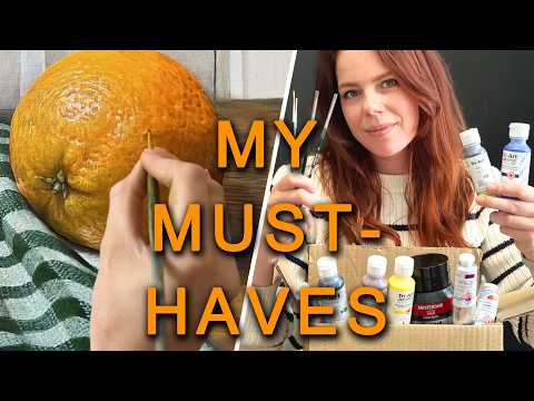 The Best Acrylic Painting Tools for Realism (paint, brushes, canvas + MORE)