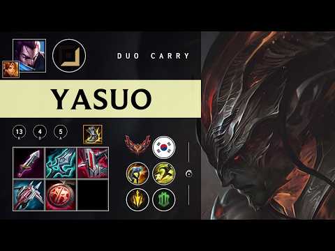 Yasuo ADC vs Aphelios - KR Grandmaster Patch 26.04