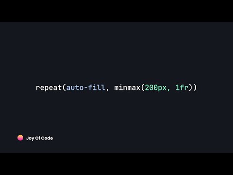Responsive CSS Grid Layout In One Line Of Code 🪄