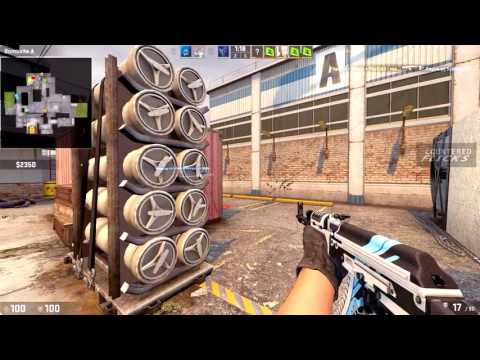 CSGO electronic POV 46-24 / FlipSid3 vs Rogue / ECS Season 3 Qualifier