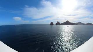 Time-lapse of Carnival Panorama leaving Cabo