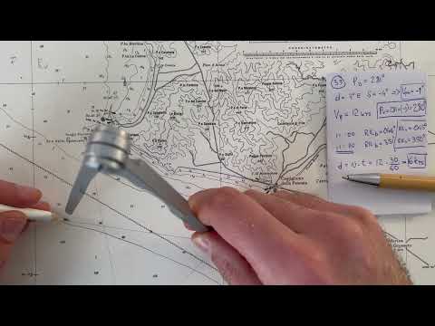 Nautical license exam topic - 5.2.3-1 n°33 - T1 to T2 survey - unlimited correspondence (2022)