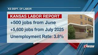 Kansas July labor report shows little change, more jobs