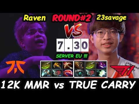 T1 23savage Arc Warden vs Fnatic Raven TA  - Rematch Server EU TI10 BOOT CAMP Dota 2 7.30 Gameplay