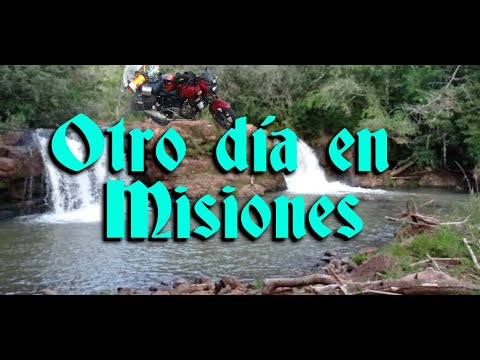 🐺🐺Viaje a en moto selva de Misiones,🤯 Salto David da Rosa, Florentino Ameghino. Viajes por Argentina
