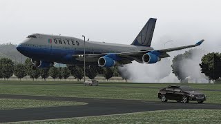 B747 Brake System Failure During Landing [XP11]