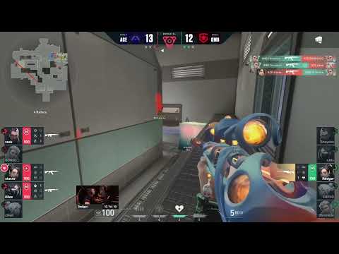Acend takes the 4th Map against Gmabit in VALORANT Champions: Berlin Final | Acend vs Gambit