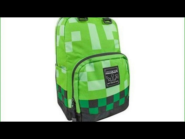 Vídeo relacionado con Minecraft Bolso Bandolera Niño y Adolescente con Correa Ajustable, Creeper Bolsos Movil Viajes, Deporte, Gamer Regalos (Verde Creeper 2)