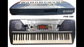 Video thumbnail for YAMAHA PSR 280 - DEMO songs - part 1/3 by Keyboards - review - repair