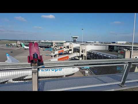 Amsterdam Airport Schiphol (AMS): view from spotter terrace