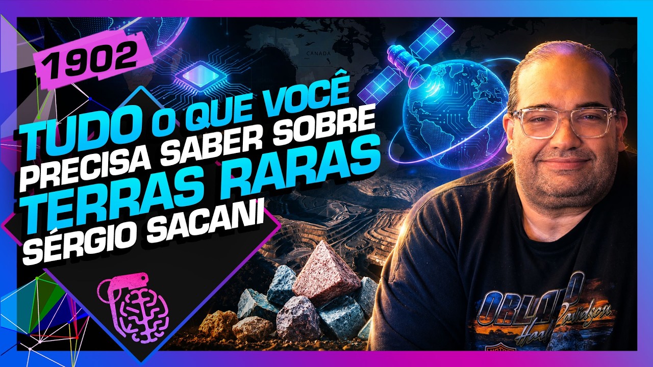 TERRAS RARAS: O TESOURO BRASILEIRO QUE TODO MUNDO QUER: SACANI - Inteligência Ltda. Podcast #1902
