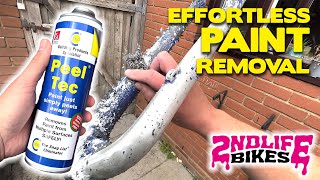 How To Remove Paint From Bike Frame | Effortless Paint Removal | Peel Tea Paint remover