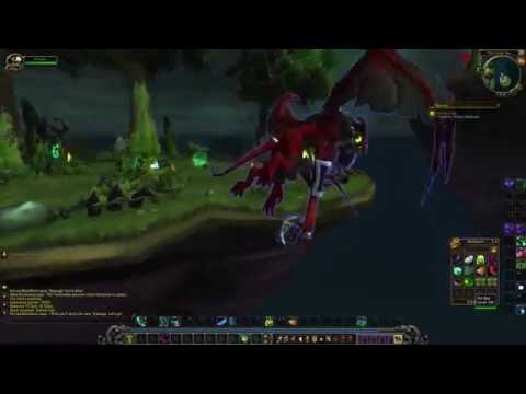 Random Felbat picked me up - World of Warcraft Legion Beta