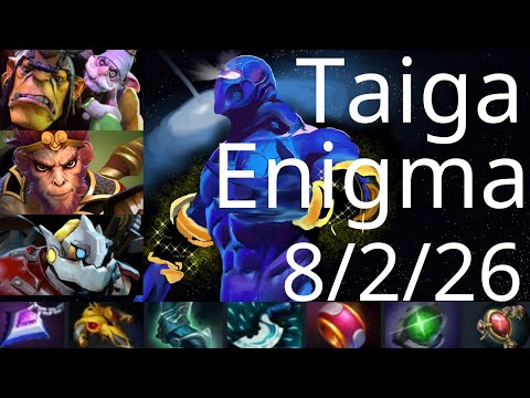 Taiga pos3 Enigma vs epileptick1d Alchemist, Puck, Pangolier - Clockwerk helps a lot! - dota2