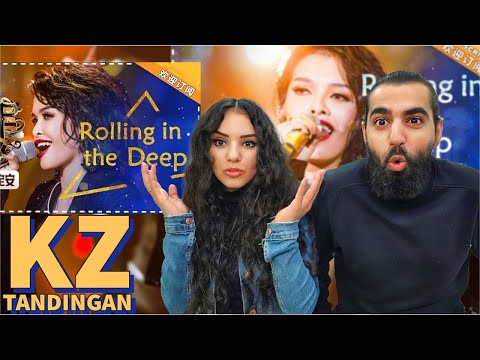FIRST TIME HEARING KZ TANDINGAN! 🤯 | Rolling in the Deep REACTION!!