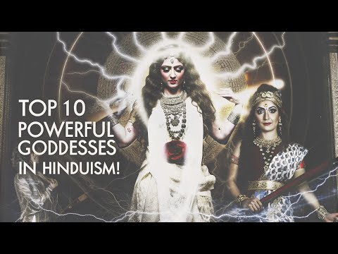 👑 Top 10 Most Powerful Goddesses in Hinduism | Divine Strength and Wisdom! 🙏✨