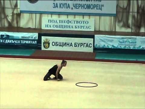 Sijana Hristova (BUL)  hoop  "Chernomoretz" 2011