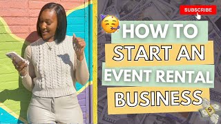 How To Make a fortune with Event Rental Business Creative Business Idea | EllieTalksMoneyTour.com